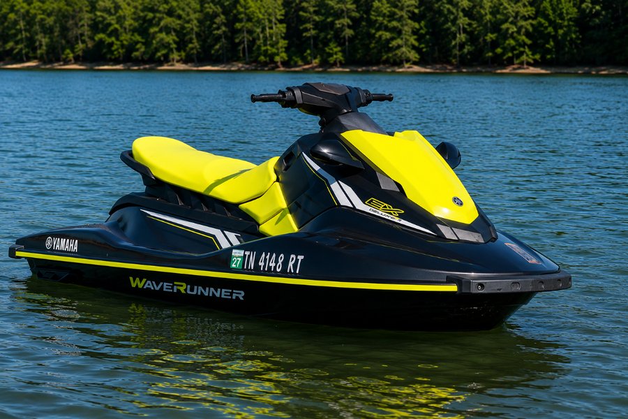 Yamaha WaveRunner jet ski on Old Hickory Lake